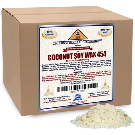 The supplier of our coconut and rapeseed blend wax certifies that this wax is free from Palm, Soy, Beeswax, Paraffin, Polymers, . . Coconut soy wax blend ratio